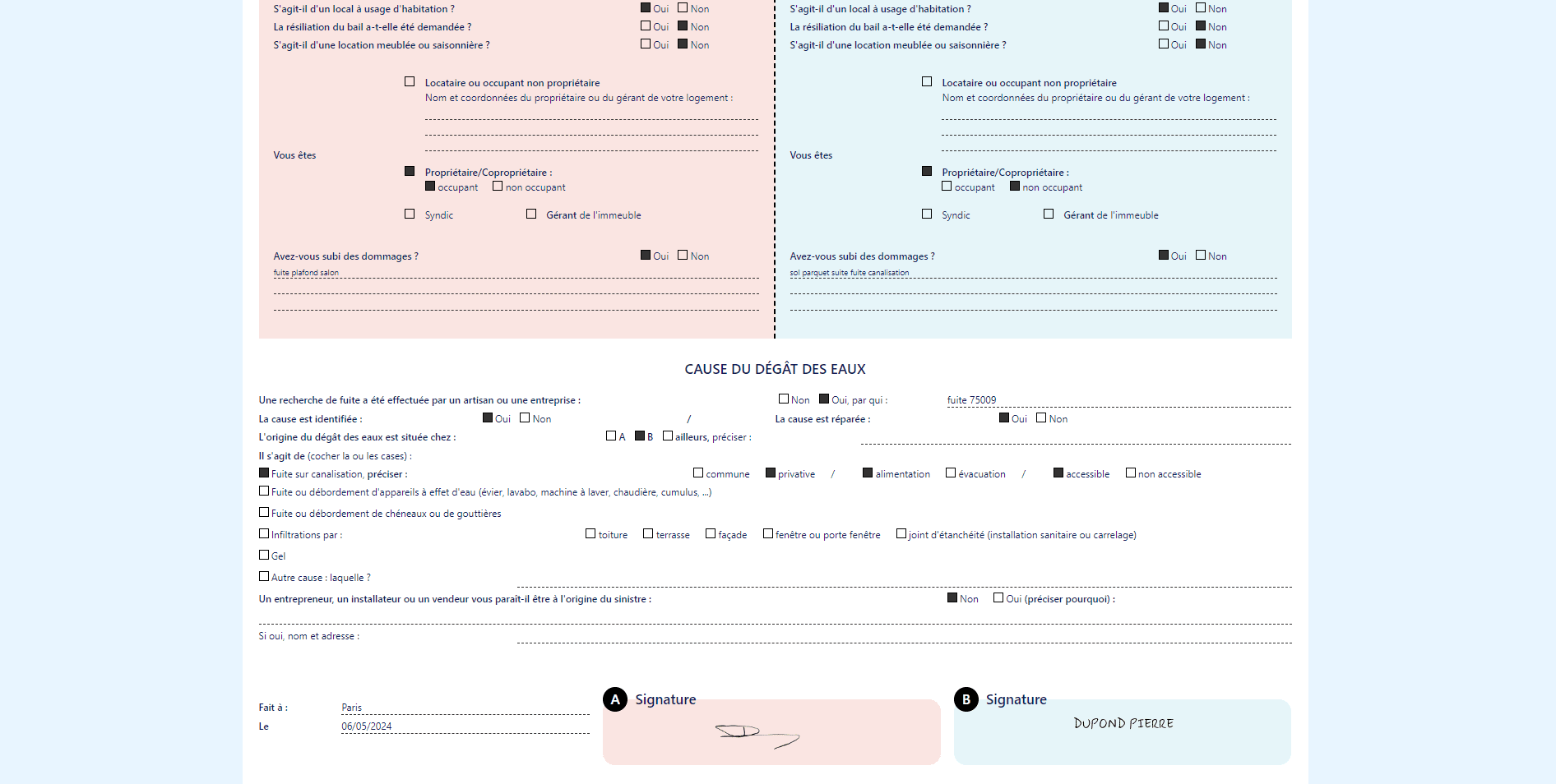 [ADB] Gestion du constat de dégât des eaux avec WATIO